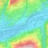 Sion topographic map, elevation, terrain