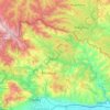 Δήμος Μύκης topographic map, elevation, terrain