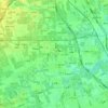 Shangzhuang topographic map, elevation, terrain