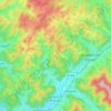Gutach im Breisgau topographic map, elevation, terrain