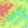 Terhulpen topographic map, elevation, terrain