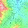 Cocentaina topographic map, elevation, terrain