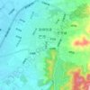 勐焕街道 topographic map, elevation, terrain