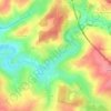 Hirschland topographic map, elevation, terrain