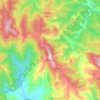 Bellegra topographic map, elevation, terrain