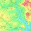 Upper Clatford topographic map, elevation, terrain
