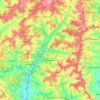 Montmoreau topographic map, elevation, terrain