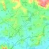 Much Cowarne topographic map, elevation, terrain