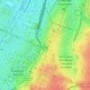 Jardin botanique topographic map, elevation, terrain
