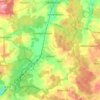 Sauldorf topographic map, elevation, terrain