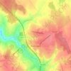 Ясногорск topographic map, elevation, terrain