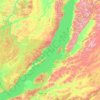 贝加尔湖 topographic map, elevation, terrain