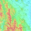 Ratchaburi Province topographic map, elevation, terrain