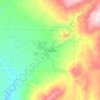 Municipio de Tricao Malal topographic map, elevation, terrain