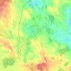 Damshagen topographic map, elevation, terrain