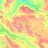 Kırşehir topographic map, elevation, terrain