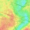 Parc Montsouris topographic map, elevation, terrain