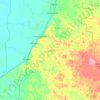 Hecelchakán topographic map, elevation, terrain