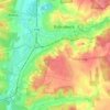 Волковыск topographic map, elevation, terrain