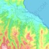 Wynyard topographic map, elevation, terrain