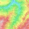 Montefiorino topographic map, elevation, terrain