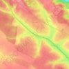 Davydiv topographic map, elevation, terrain
