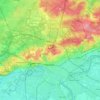 Arnhem topographic map, elevation, terrain