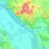 Pouilly-sur-Loire topographic map, elevation, terrain
