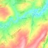 Troitske topographic map, elevation, terrain