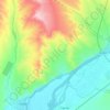 Ээрбекский сумон topographic map, elevation, terrain