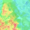 Памятник природы регионального значения «Колтушские высоты» topographic map, elevation, terrain