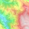 Sopotnica topographic map, elevation, terrain