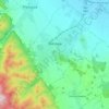 Bielawa topographic map, elevation, terrain
