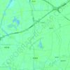 Yuyue topographic map, elevation, terrain