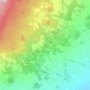 Hannam-ri topographic map, elevation, terrain