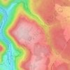 Monakam topographic map, elevation, terrain