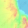 Sinkat District topographic map, elevation, terrain