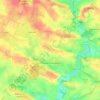 Cossé-en-Champagne topographic map, elevation, terrain