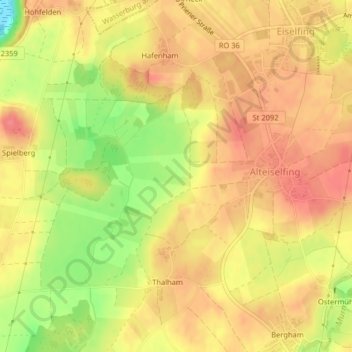 83549 topographic map, elevation, terrain