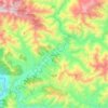 Pyuthan topographic map, elevation, terrain