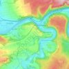 Bad Karlshafen topographic map, elevation, terrain