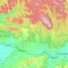 Shire of Baw Baw topographic map, elevation, terrain