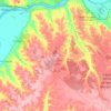Carregueira topographic map, elevation, terrain