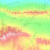 Малгобекский район topographic map, elevation, terrain