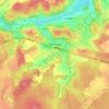 Околица topographic map, elevation, terrain