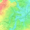 Stockton-on-Tees topographic map, elevation, terrain