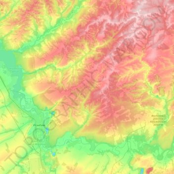 Тальменский сельсовет topographic map, elevation, terrain