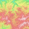 Șugag topographic map, elevation, terrain