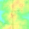 Kirvin topographic map, elevation, terrain
