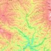 静宁县 topographic map, elevation, terrain